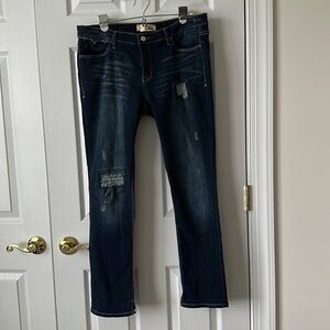 DITTOS Distressed Patched Skinny‎ Jeans Size 32